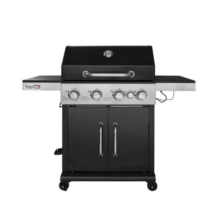 Royal Gourmet GG4201S 4-Burner Propane Gas Grill with Side Burner, (Best Propane Grill Under 1000)