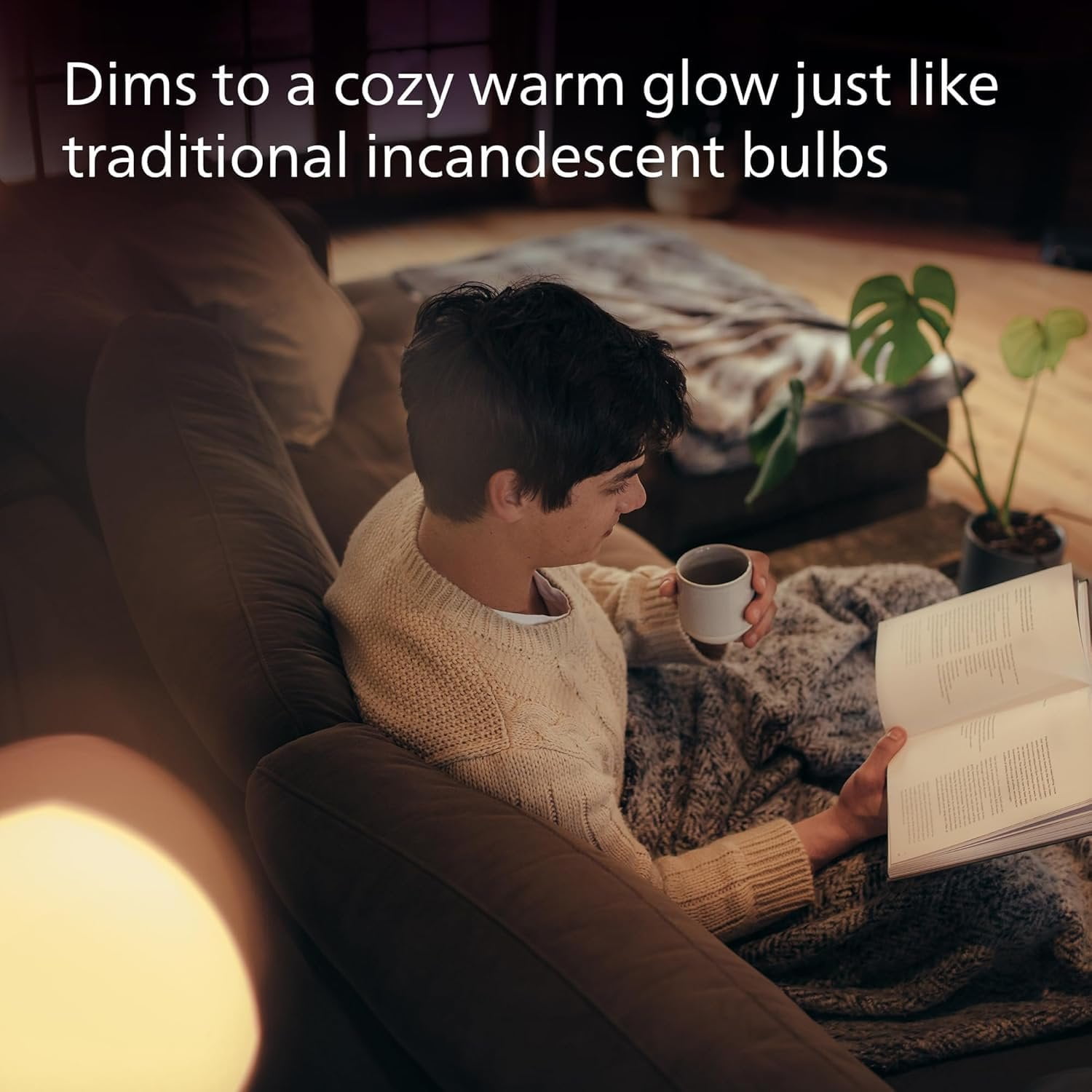 Philips LED A19 Ultra Definition Dimmable LED Light Bulbs - Flicker-Free 100w Light Bulbs with EyeComfort Technology - Soft White 2700K Lightbulb - 1500 Lumen - E26 Base - 8 Pack
