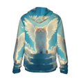 thumbnail image 2 of Picia Sunshine Cute Winged Cat Women's Men's UPF 50+ Sun Protection Hoodie Shirt Long Sleeve SPF Fishing Outdoor UV Hiking Lightweight Shirts-XX-Large, 2 of 9