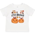 thumbnail image 3 of Inktastic Little Brother Pumpkins with Fall Leaves Boys Baby T-Shirt, 3 of 5