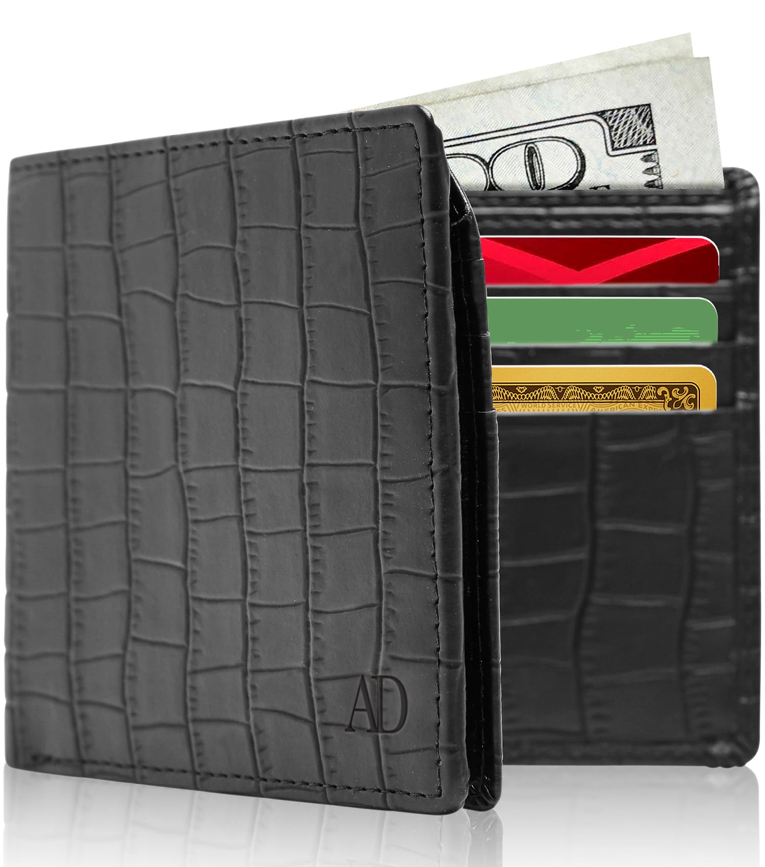Vegan Leather Bifold Wallets For Men Cruelty Free Non Leather Mens