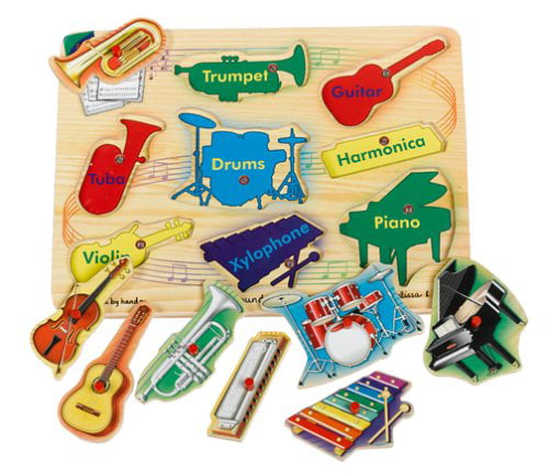 melissa and doug musical instruments puzzle