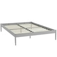 thumbnail image 2 of Modway Elsie Modern Sturdy Powder Coated Steel Queen Bed Frame in Gray, 2 of 5