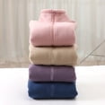 thumbnail image 6 of GYRATEDREAM Toddler Boys Girls Full Zip Fleece Jacket Mock Neck Sweatshirts Kids Zip Up Coats Warm Winter Coat Sweatshirts for 4-12Y, 6 of 6