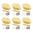 thumbnail image 2 of 6 Pcs Piquets de Guitare Réglables, Boutons de Tuner de Guitare Électrique en Métal Durable, Compatibles avec Différents Modèles pour une Installation Facile, Vis et Rondelles Incluses, 2 of 7