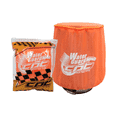 thumbnail image 1 of Water Guard Cold Air Ram Intake Cone Air Filter Cover Silverado Medium Orange, 1 of 3