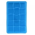 thumbnail image 2 of Bandejas de silicona para cubitos de hielo de primera calidad para bar en casa, cubitos de hielo fáciles de hacer, diseño azul, 2 of 8