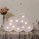 thumbnail image 2 of Luz de noche LED en forma de nube a batería, lámpara de escritorio decorativa para niña, habitación de bebé, suministros para fiestas infantiles, regalo de cumpleaños (blanco), 2 of 5