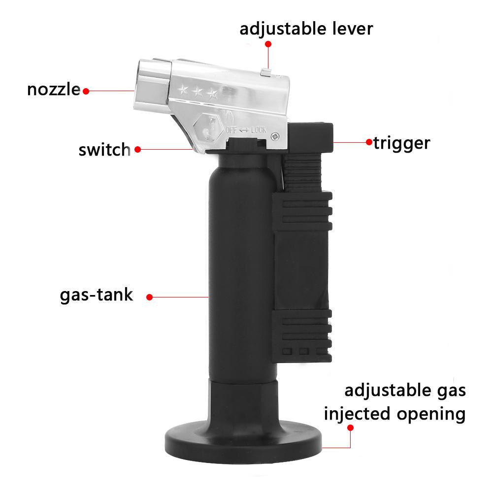 Gupbes Butane Soldering Torch,Lab Ignition Flame Butane Gas Burner Torch Soldering Welder