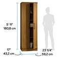 thumbnail image 6 of Sauder Homeplus Storage Cabinet, Sienna Oak Finish, 6 of 13