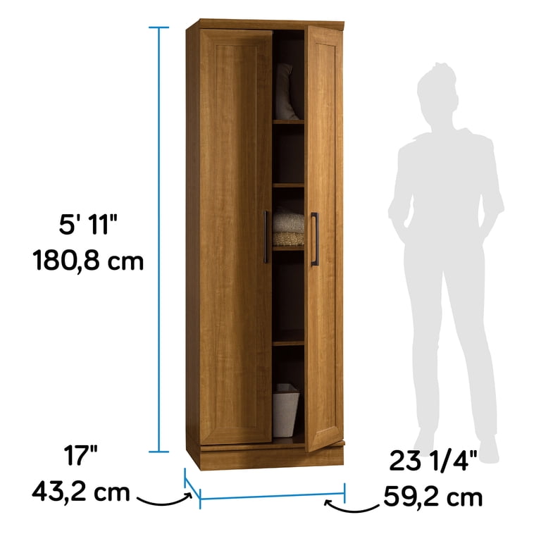 Sauder, Storage Cabinet, Model 411963, Sienna Oak Finish - Walmart.com