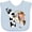 AE-Light Blue, variant on Inktastic I'm One-cowgirl Riding Horse Birthday Girls Baby Bib
