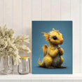 thumbnail image 2 of Cute Baby Dragon Canvas Print, Wall Art for Living Room Bedroom Nursery Office Game Room, 2 of 8