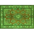 thumbnail image 1 of Ahgly Company Indoor Rectangle Medallion Green Traditional Area Rugs, 4' x 6', 1 of 1