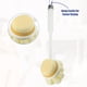 thumbnail image 5 of Depurador de espalda, cepillo de baño, cepillo de ducha, cepillo de baño de mango largo de doble cara para ducha de baño, 14.17x3.54x2.56, blanco, 5 of 7