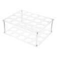 thumbnail image 3 of KAKOWELY 1 Set Vinyl Storage Rack 20-Holes Vinyl Roll Holder for Craft Room Wrapping Paper,12.2"X9.84"X4.33", 3 of 5