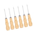 thumbnail image 4 of Hand Awls, 10Pcs Tool Steel Needle Easy Threading Leather Sewing Awl  For DIY, 4 of 8