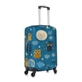 thumbnail image 3 of Kll Cute Colorful Owls And Trees Luggage Cover Suitcase Cover Suitcase Protector (Luggage not included)-Large, 3 of 8