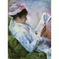 thumbnail image 3 of Cassatt, Mary 11x14 Black Modern Framed Museum Art Print Titled - Portrait Of Lydia Reading 1879, 3 of 5