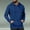 Blue, variant on POROPL Mens Hoodies Pullover Long Sleeve Drawstring Sweatshirt with Pocket Casual Sports Plain Pullover Fall Clothing