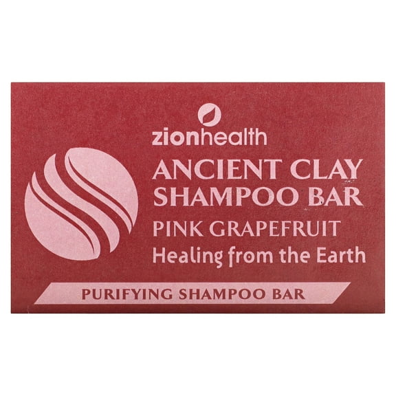 Zion Health Shampoo Bar Pink Grapefruit 6 oz Bar