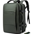 thumbnail image 1 of Mochila de viaje BANGE, expandible, 35 L, impermeable para hombres y mujeres, 1 of 7