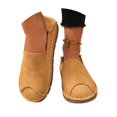 thumbnail image 3 of Solid Round Toe -On Loafers for Women Casual Comfort Walking Shoes, 3 of 9