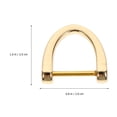 thumbnail image 2 of Greenadscape 10Ud Anillos En D Dorados Para Accesorios De Bolsas Soporte Para Llaveros Y Hebillas, 2 of 8