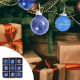 thumbnail image 2 of Hvmvliv Christmas Balls Ornaments (9pcs) Christmas Hanging Balls Ornament Set Shatterproof Balls For Christmas Tree Decoration For Holiday And Party Decoration Blue, 2 of 7