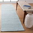 thumbnail image 2 of SAFAVIEH Marbella Keeleigh Diamond Runner Rug, Blue, 2'3" x 7', 2 of 11