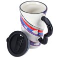 thumbnail image 3 of Taza de café de cerámica taza de originalidad taza de oficina de gran capacidad con tapa taza para el hogar café vino té bebida para el hogar escuela cafetería ANGGREK Otros, 3 of 8