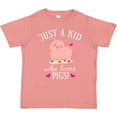 thumbnail image 3 of Inktastic Just a Kid Who Loves Pigs Boys or Girls Toddler T-Shirt, 3 of 5