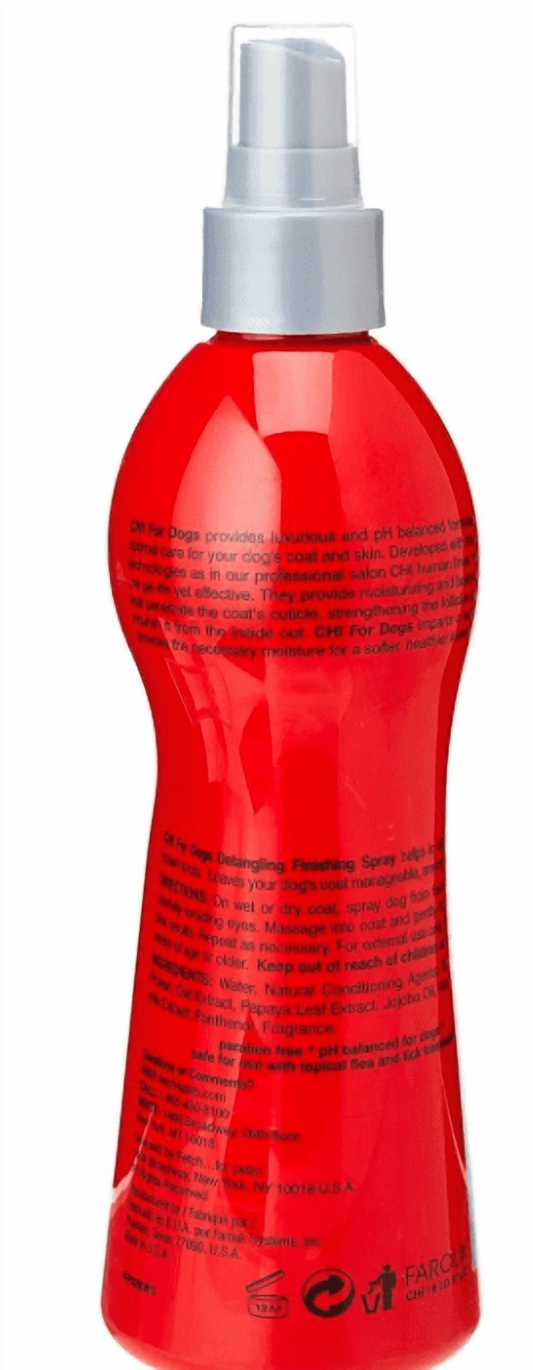 CHI Detangling Finishing Spray for Dogs, Smoothes Fur & Loosens Knots, 10 oz