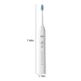 thumbnail image 3 of Aursykel Electric Toothbrush USB Rechargeable with 4 Replacement Heads for Adults IPX7 Waterproof 5 Modes Smart Timer Long Battery Life Includes Charging Cable and Organizer, 3 of 8