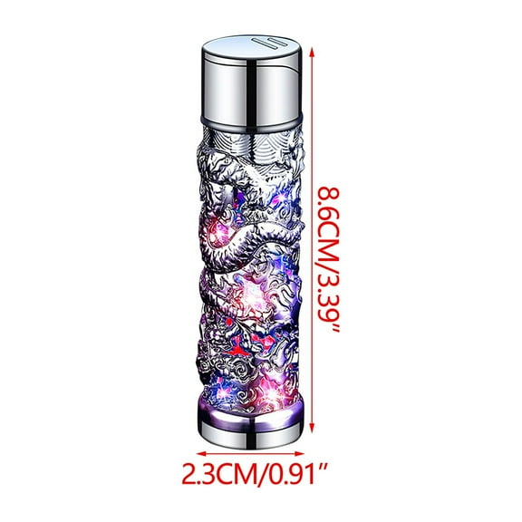 openpig 2 Pack Torch Lighter, Refillable Windproof Jet Torch Flame Adjustable Lighters,BBQ Candles Camping (Butane Not Included) D