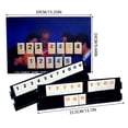 thumbnail image 3 of asddcavvf Puzzle and Leisure Family Version Standard Version Mahjong Game Board Game Is Interesting, 3 of 6