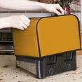 thumbnail image 6 of KLL Goldenrod Print 4 Slice Toaster Dust Covers Kitchen Small Appliance Cover with 2 Pockets,Can hold Jam Spreader Knife & Toaster Tongs (12.4 x 10.6 x 8.2), 6 of 6