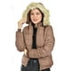 thumbnail image 4 of Chamarra acolchada con capucha Roman Fashion /Juvenil, 7504 (Cafe) cafe CH, 4 of 5