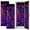 Color 5, variant on 2 Pcs School Locker Magnetic Wallpaper 12" x 36" Colorful Detailed Village Roads Houses Playground Sports Reusable Removable Locker Accessories Back to School Supplies