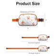 thumbnail image 7 of Waist Bag for Men&Women HandsFree Running Belt for Jogging with Adjustable Strap for Outdoors Workout Traveling Marine Adorable Crab Sporty Waist Pack, 7 of 7