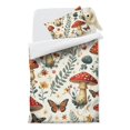 thumbnail image 2 of Mushroom and Butterfly Duvet Cover and Pillowcase Set for Single Bedding, Bedroom Accessories for Kids Teens, 2 of 5