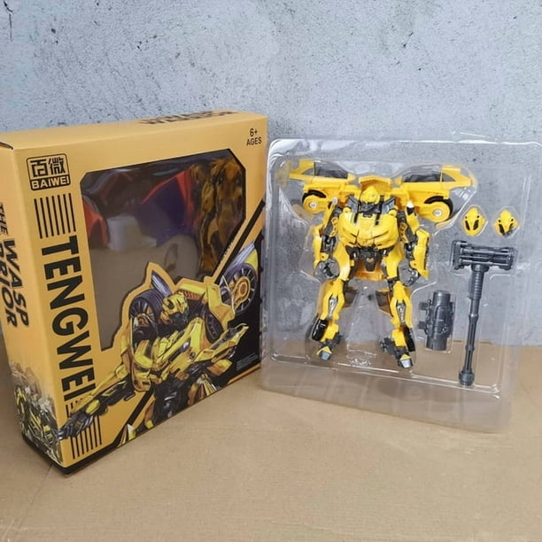 Transformation Toys BAIWEI TW1025 SS49 Yellow Bee Hornet Warrior Movie Action Alloy Figure Robot Beetle Deformation Model Gifts