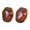 C, variant on 1 Pair Natural Healing Stone Stud Earrings for Women, Gold Plated Oval Resin Earrings, Faux Crystal Spiritual Gemstone Jewelry Gift