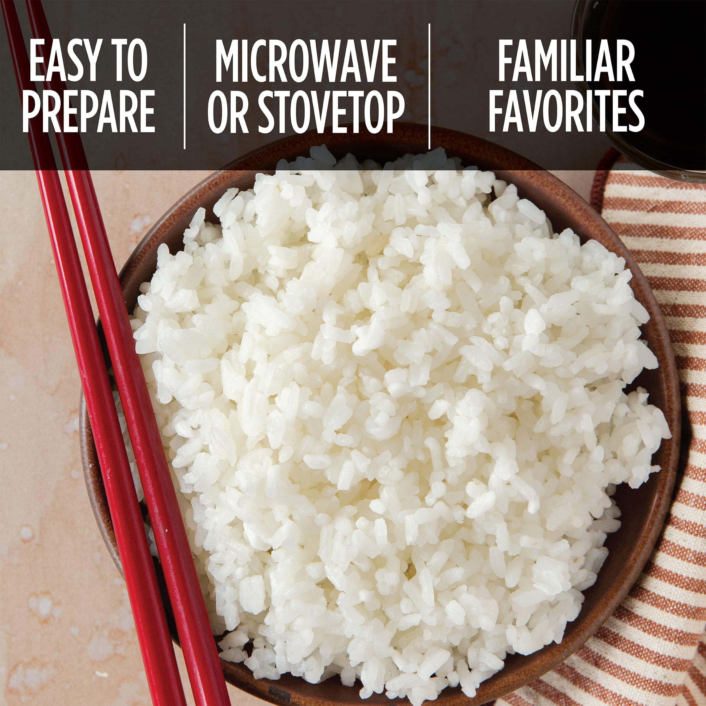 InnovAsian Sticky White Rice, 18 oz (Frozen)