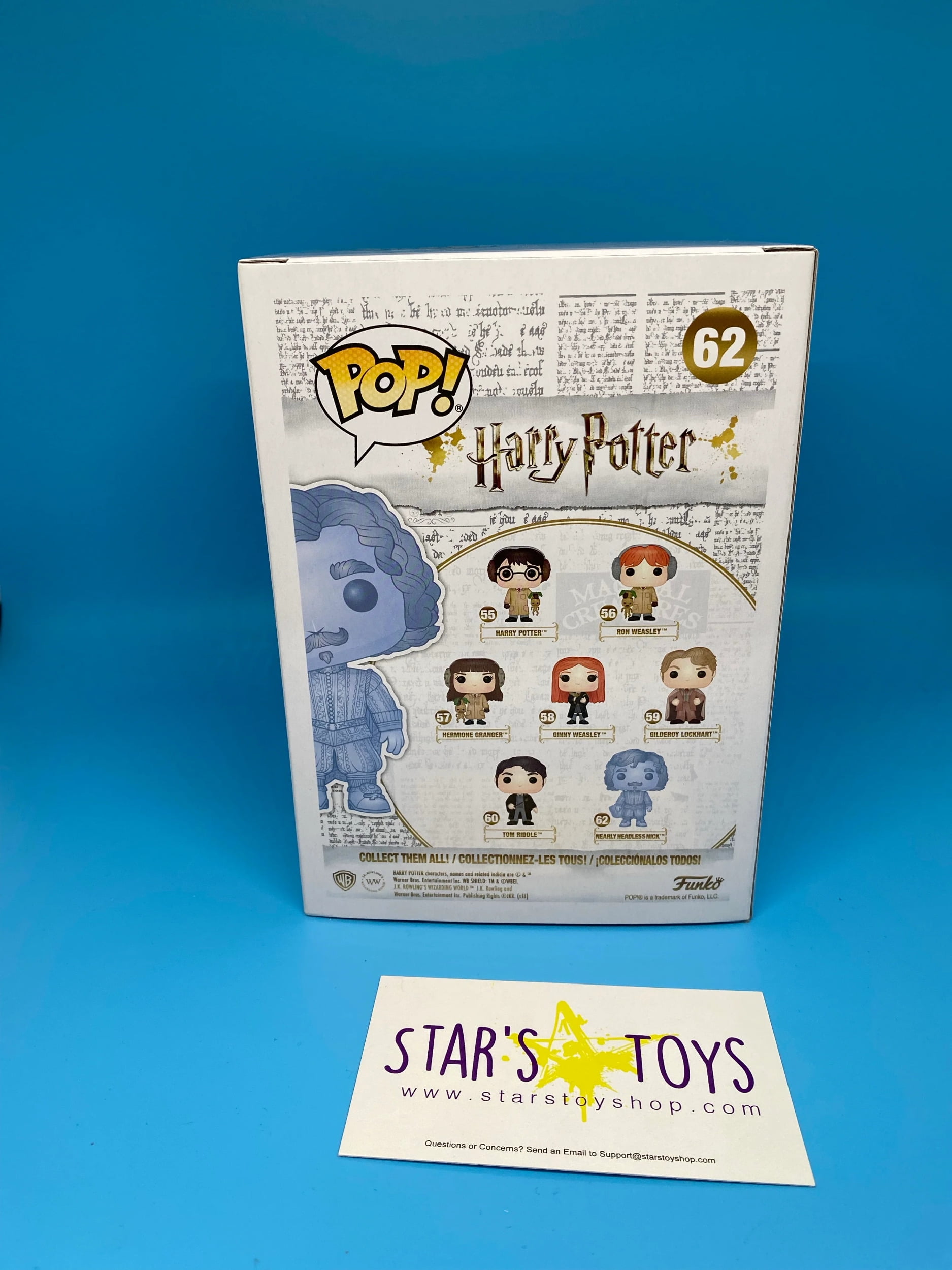 Harry Potter Funko POP! Movies Nearly Headless Nick Vinyl Figure