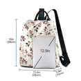 thumbnail image 3 of FORMRS Women's Travel Backpack Purse Anti-Theft Hidden Pockets Casual Shoulder Bag, Floral Plaid, 3 of 7