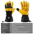 thumbnail image 5 of Savior Heat Electric Battery Heated Men's Work Snow Gloves - Size S to 3XL,Color Yellow, 5 of 10