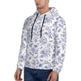 thumbnail image 2 of Hoodies for Men - Floral butterfly Long Sleeve Comfrt Men'S Fashion Hoodies & Sweatshirts, Sweatshirts for Men Hoodies Pullover Clothing Clothes with Pouch, 2 of 7