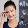 thumbnail image 6 of Safety Face Shield 10 Pack Reusable Goggle Shield Face Visor Transparent Anti-Fog Layer from SplashChef waiter to prevent saliva from splashing, 6 of 8