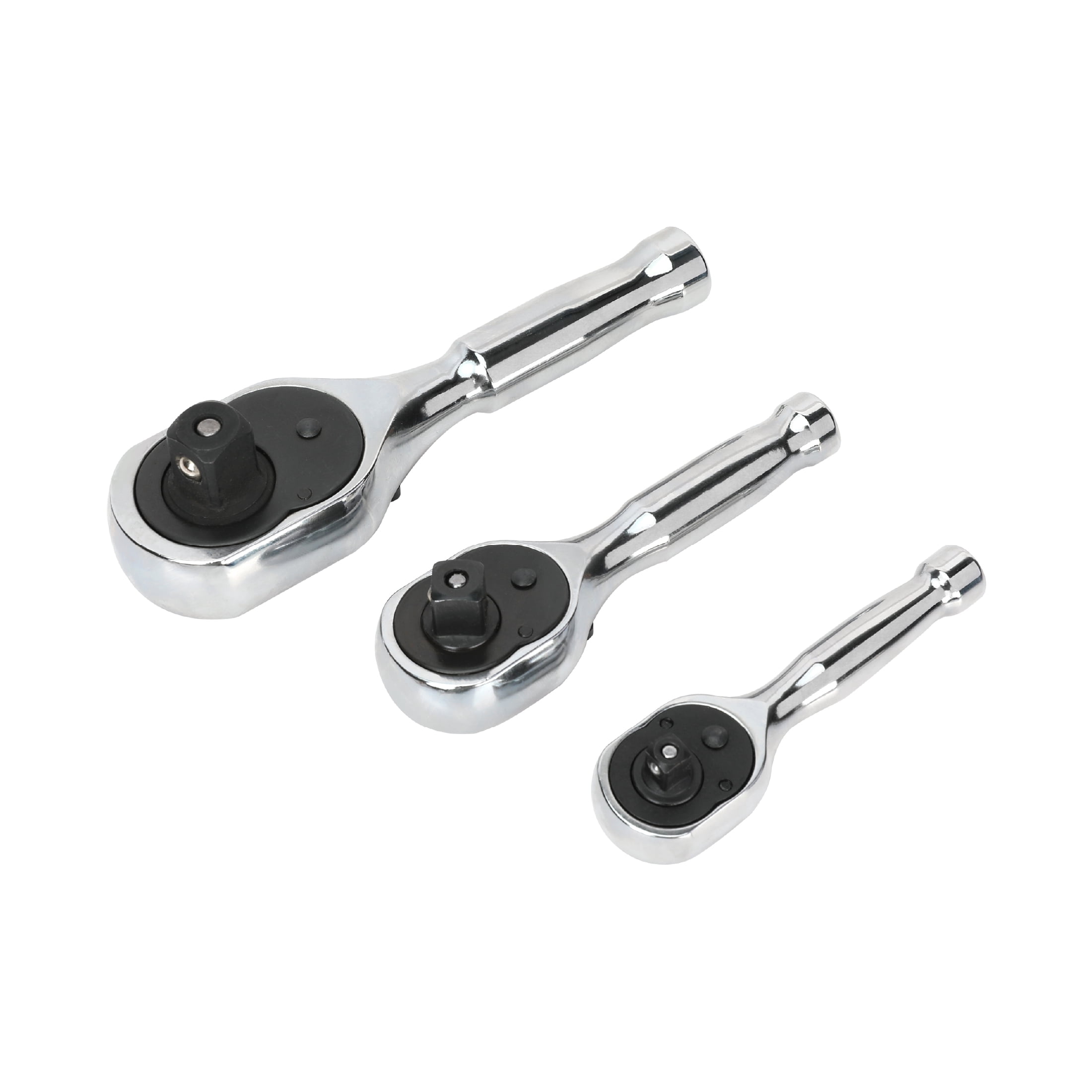 Hyper Tough 3-Piece Pear Head Stubby Ratchet Set